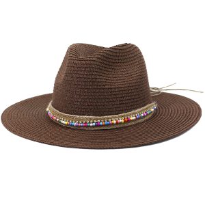 Chapeau de Paille<br>Avec Perles